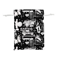 Skater-underground2 Lightweight Drawstring Pouch (l) by PollyParadise