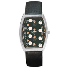Black Peach White  Barrel Style Metal Watch by Sobalvarro