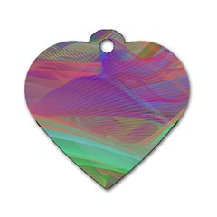 Color Winds Dog Tag Heart (two Sides) by LW41021