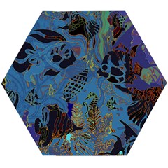 Undersea Wooden Puzzle Hexagon by PollyParadise