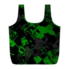 Cyber Camo Full Print Recycle Bag (l) by MRNStudios