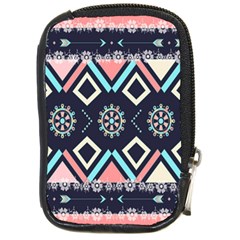 Gypsy-pattern Compact Camera Leather Case by PollyParadise