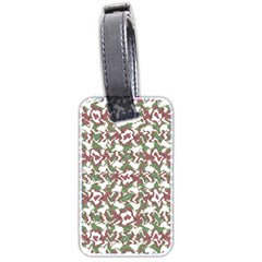 Multicolored Texture Print Pattern Luggage Tag (two Sides) by dflcprintsclothing