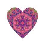 Springflower4 Heart Magnet