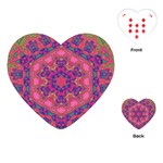 Springflower4 Playing Cards Single Design (Heart)