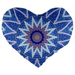 Softtouch Large 19  Premium Heart Shape Cushions