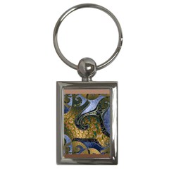 Ancient Seas Key Chain (rectangle) by LW323