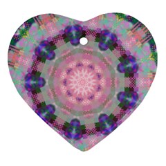 Beautiful Day Heart Ornament (two Sides) by LW323
