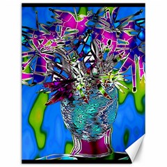 Exotic Flowers In Vase Canvas 12  X 16  by LW323