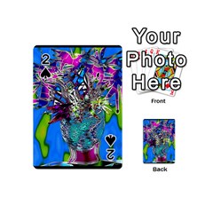 Exotic Flowers In Vase Playing Cards 54 Designs (mini) by LW323