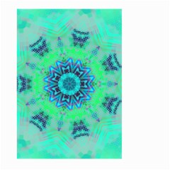 Blue Green  Twist Large Garden Flag (two Sides) by LW323