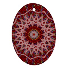 Redyarn Oval Ornament (two Sides) by LW323