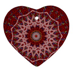 Redyarn Heart Ornament (two Sides) by LW323