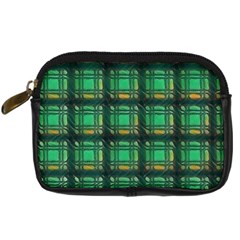 Green Clover Digital Camera Leather Case by LW323