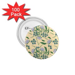Folk Floral Pattern  Abstract Flowers Surface Design  Seamless Pattern 1 75  Buttons (100 Pack)  by Eskimos