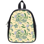 Folk floral pattern. Abstract flowers surface design. Seamless pattern School Bag (Small)