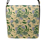 Folk floral pattern. Abstract flowers surface design. Seamless pattern Flap Closure Messenger Bag (L)