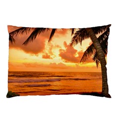 Sunset Beauty Pillow Case (two Sides) by LW323