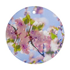 Bloom Round Ornament (two Sides) by LW323