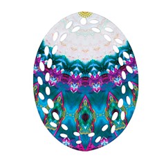 Peacock Ornament (oval Filigree) by LW323