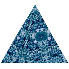 Blue Heavens Wooden Puzzle Triangle by LW323