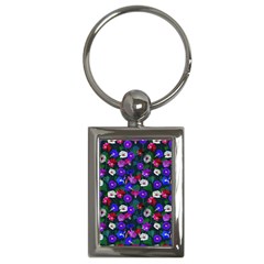 Watercolor Flowers  Bindweed  Liana Key Chain (rectangle) by SychEva