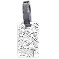 Mountains Luggage Tag (two Sides) by goljakoff