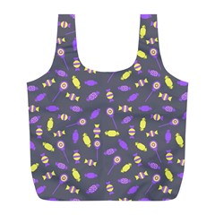 Candy Full Print Recycle Bag (l) by UniqueThings