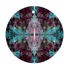 Marbling Symmetry Ornament (round) by kaleidomarblingart