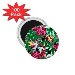 Floral-abstract 1 75  Magnets (100 Pack)  by PollyParadise