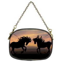 Evening Horses Chain Purse (two Sides) by LW323
