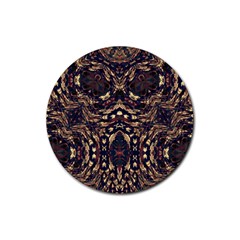 Cool Summer Rubber Round Coaster (4 Pack)  by LW323