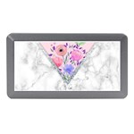 Minimal Pink Floral Marble A Memory Card Reader (Mini)