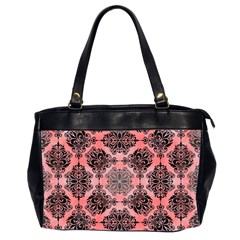 Pattern Rouge Noir Oversize Office Handbag (2 Sides) by alllovelyideas