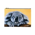 Koala Sleeping Cosmetic Bag (Large) Front