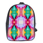 Colorful Abstract Painting E School Bag (XL)