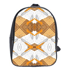 Abstract African Pattern School Bag (large)