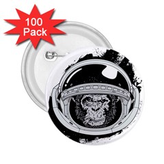 Spacemonkey 2 25  Buttons (100 Pack)  by goljakoff