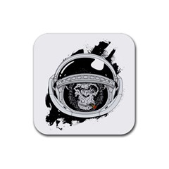 Spacemonkey Rubber Coaster (square)  by goljakoff