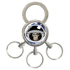 Spacemonkey 3-ring Key Chain by goljakoff