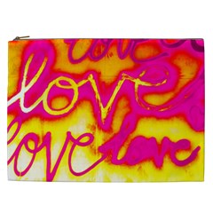 Pop Art Love Graffiti Cosmetic Bag (xxl) by essentialimage365