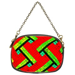 Pop Art Mosaic Chain Purse (one Side) by essentialimage365