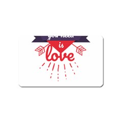 All You Need Is Love Magnet (name Card) by DinzDas