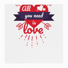 All You Need Is Love Medium Glasses Cloth (2 Sides)