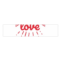 All You Need Is Love Velvet Scrunchie by DinzDas