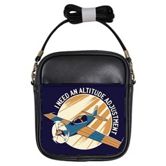 Airplane - I Need Altitude Adjustement Girls Sling Bag by DinzDas