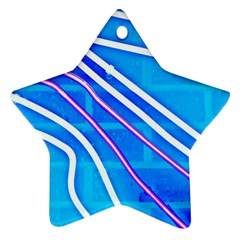 Pop Art Neon Wall Star Ornament (two Sides) by essentialimage365