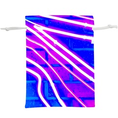 Pop Art Neon Wall  Lightweight Drawstring Pouch (xl) by essentialimage365