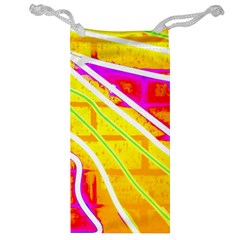 Pop Art Neon Wall Jewelry Bag by essentialimage365