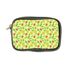 Vector Fruits pattern, pastel colors, yellow background Coin Purse